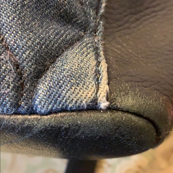 Vera Bradley Denim & Leather Backpack - Picture 3 of 6